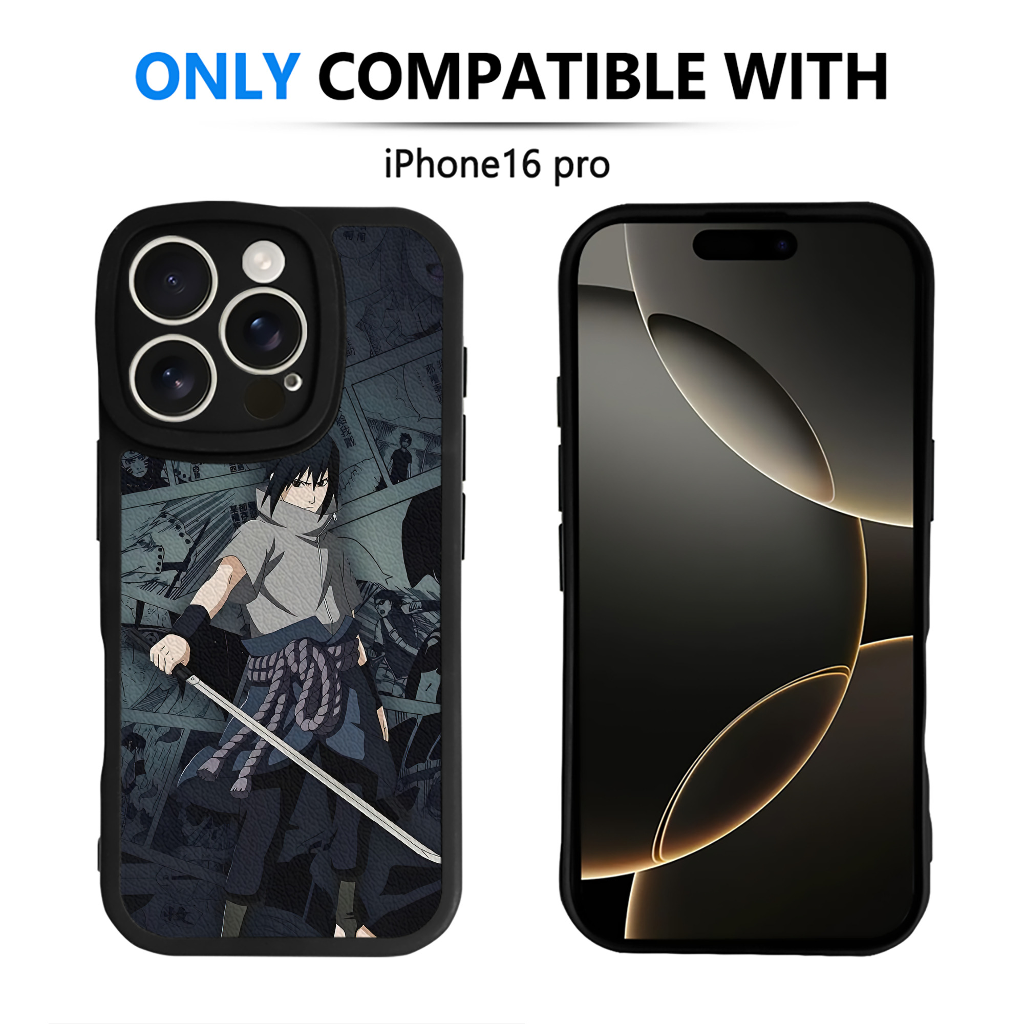 （画像用） NARUTO -ナルト- NARUTO -ナルト- 疾風伝 【iPhone 16シリーズ対応】シリコンスマホケース（レザー調） 材質：シリコン